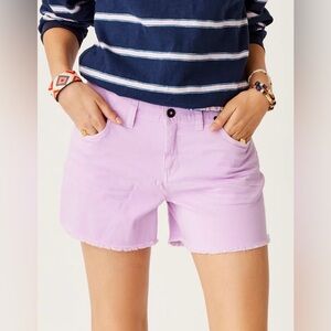 Carve Designs Oahu 4" Lilac Twill Shorts Size 10